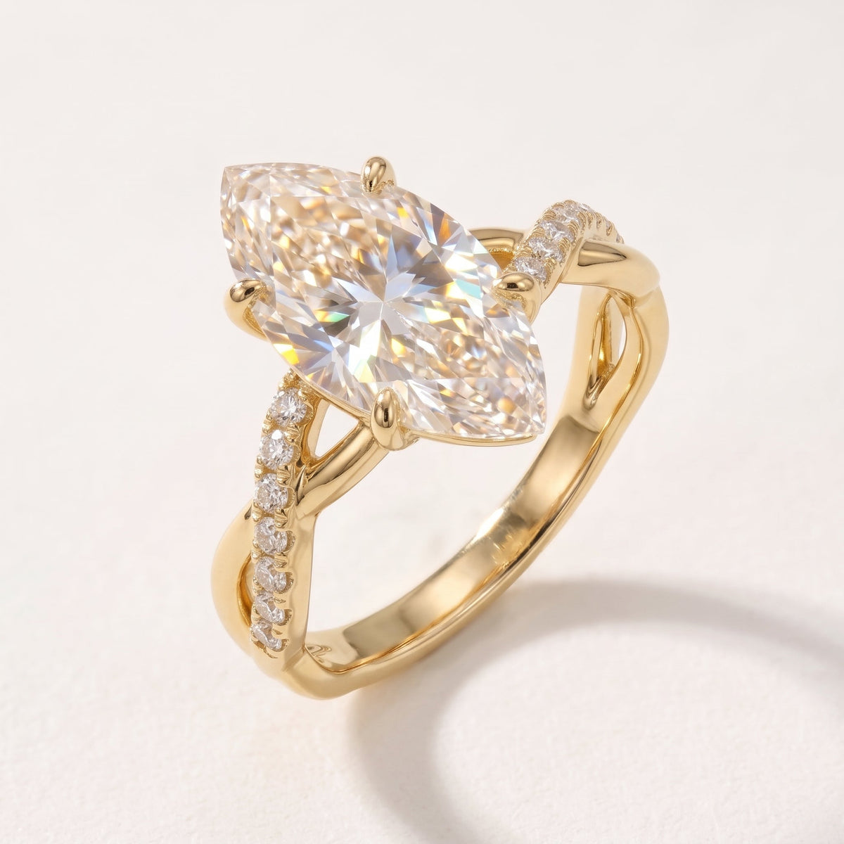 The Eternal Marquise™ Twist Diamond Ring – Elegant Lab-Grown Diamond Ring With Timeless Sparkle Last Day Sale-90% OFF🔥