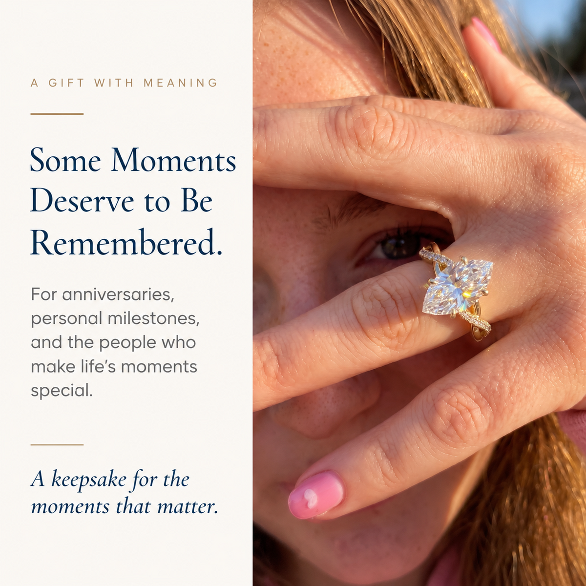The Eternal Marquise™ Twist Diamond Ring – Elegant Lab-Grown Diamond Ring With Timeless Sparkle Last Day Sale-90% OFF🔥