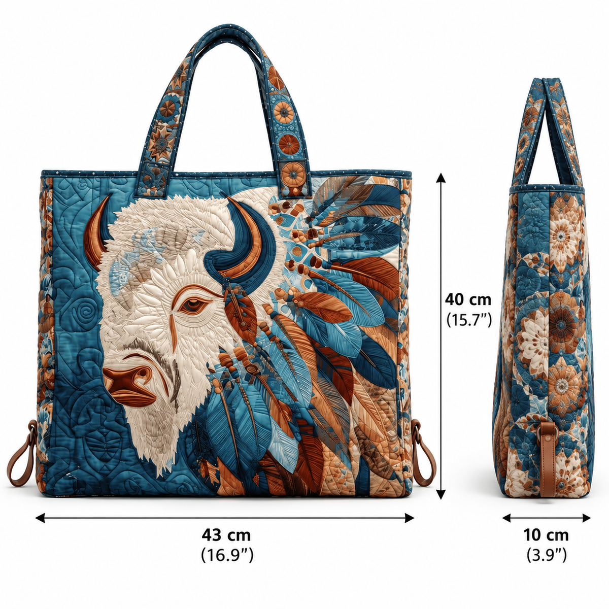 ✨Last Day 50% OFF✨Handmade Native American Quilted Tote Bag