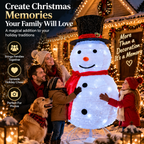 ✨Last Day 50% OFF✨Giant Inflatable Christmas Snowman Decoration – 8FT Light Up Outdoor Holiday Yard Decor For A Magical Christmas Display